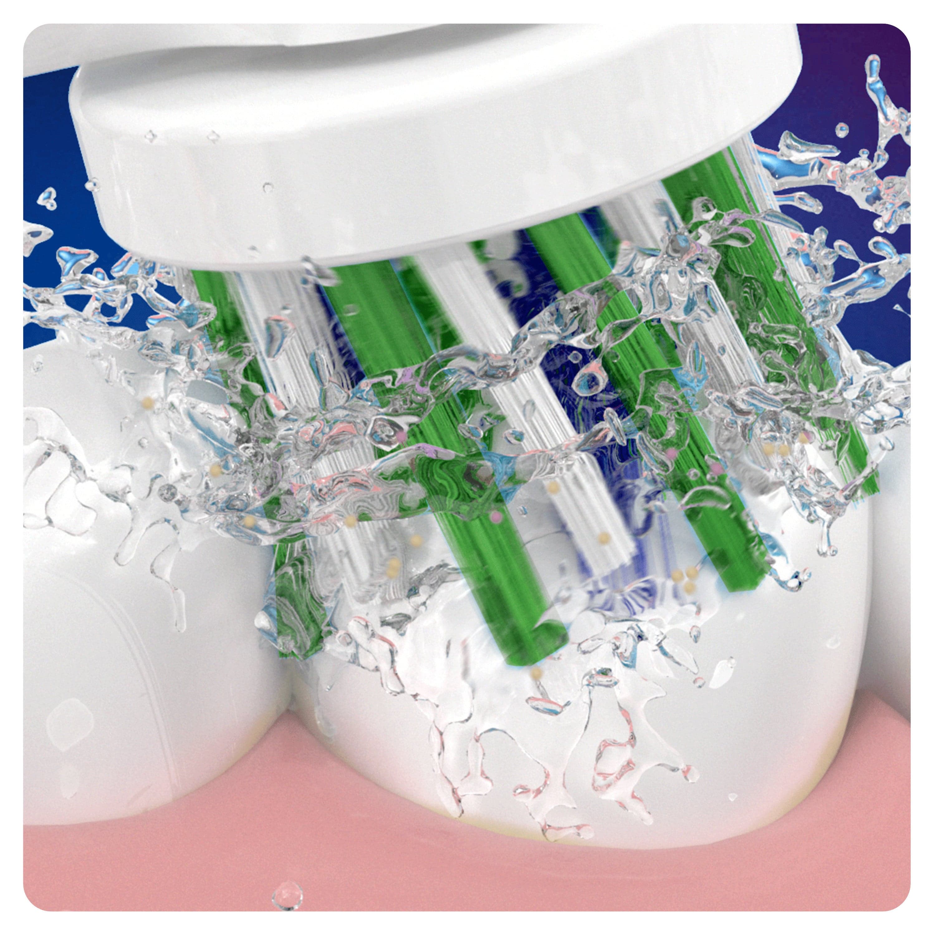 Oral-B CrossAction Tandborsthuvud med CleanMaximiser-teknologi 4 st - produktbild 4