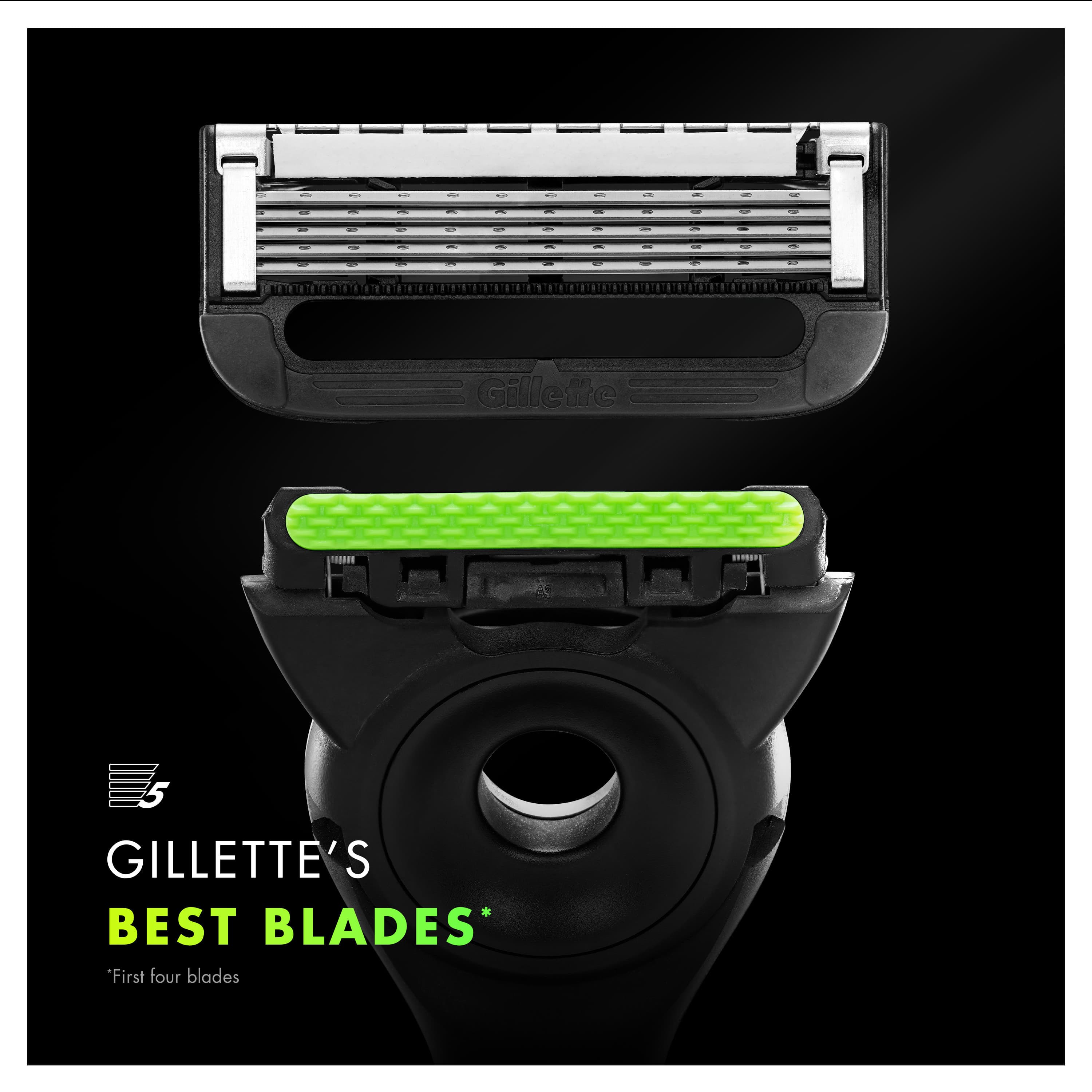 Gillette Labs Rakblad 9 st - produktbild 4