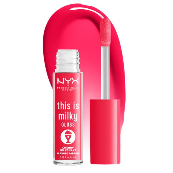 NYX Professional Makeup This Is Milky Gloss Cherry Milk Shake 13 4 ml - produktbild 2