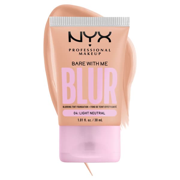 NYX Professional Makeup Bare With Me Blur Tint Foundation Light Neutral 4 30 ml - produktbild 3