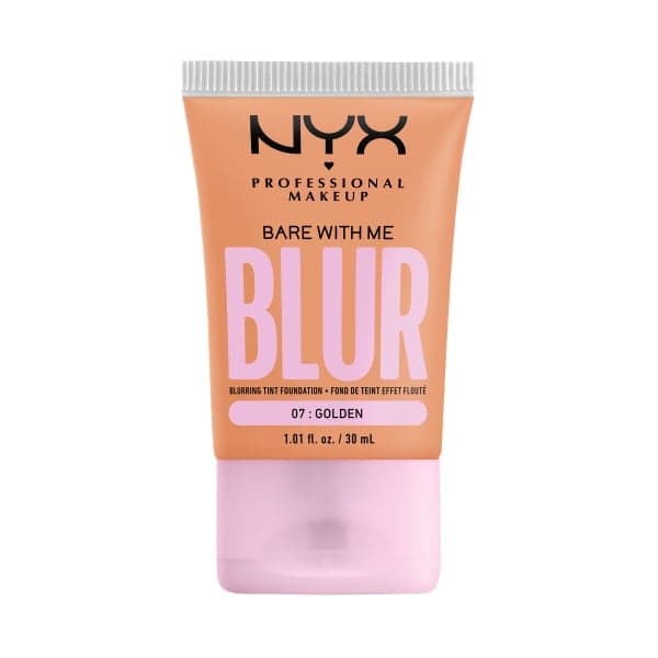 NYX Professional Makeup Bare With Me Blur Tint Foundation 07 Golden 30 ml