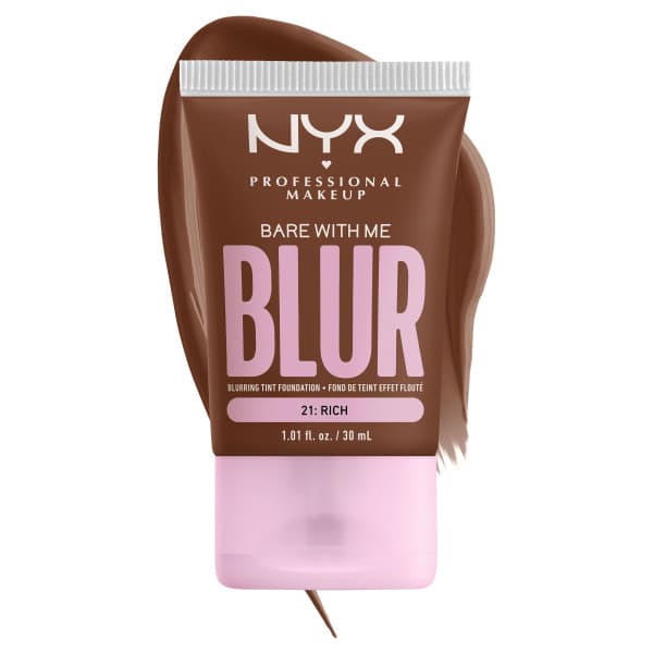 NYX Professional Makeup Bare With Me Blur Tint Foundation 21 Rich 30 ml - produktbild 3