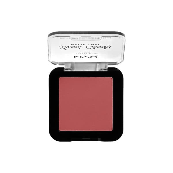 NYX Professional Makeup Sweet Cheeks Creamy Powder Blush Matte Citrine Rose 4 - produktbild 2