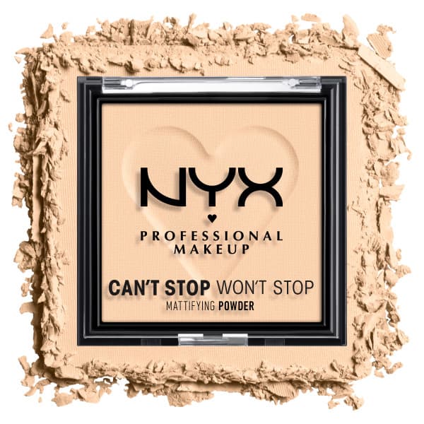 NYX Professional Makeup Can’t Stop Won’t Stop Mattifying Powder 02 Light 6 g - produktbild 3