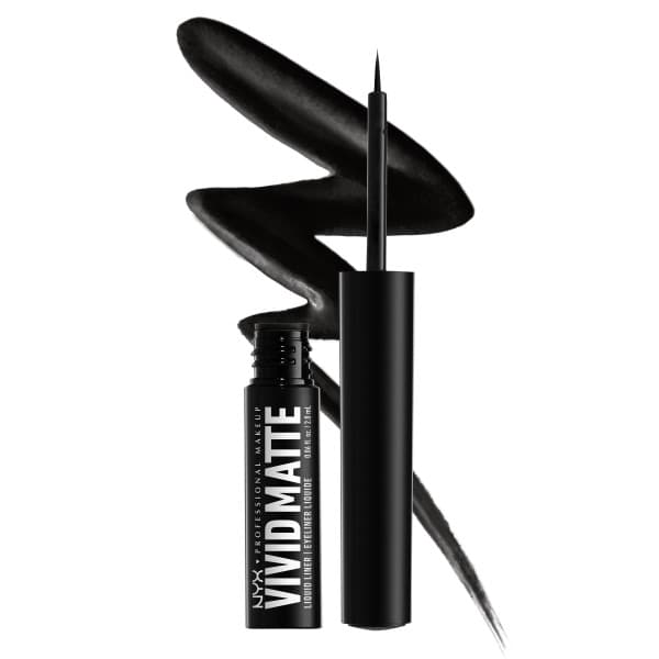 NYX Professional Makeup Vivid Matte Liquid Liner Black 1 - produktbild 3