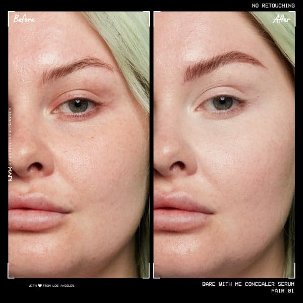 NYX Professional Makeup Bare With Me Concealer Serum 01 Fair 9,6 ml - produktbild 4