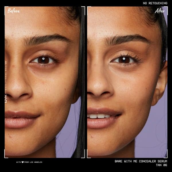 NYX Professional Makeup Bare With Me Concealer Serum 06 Tan 9,6 ml - produktbild 3