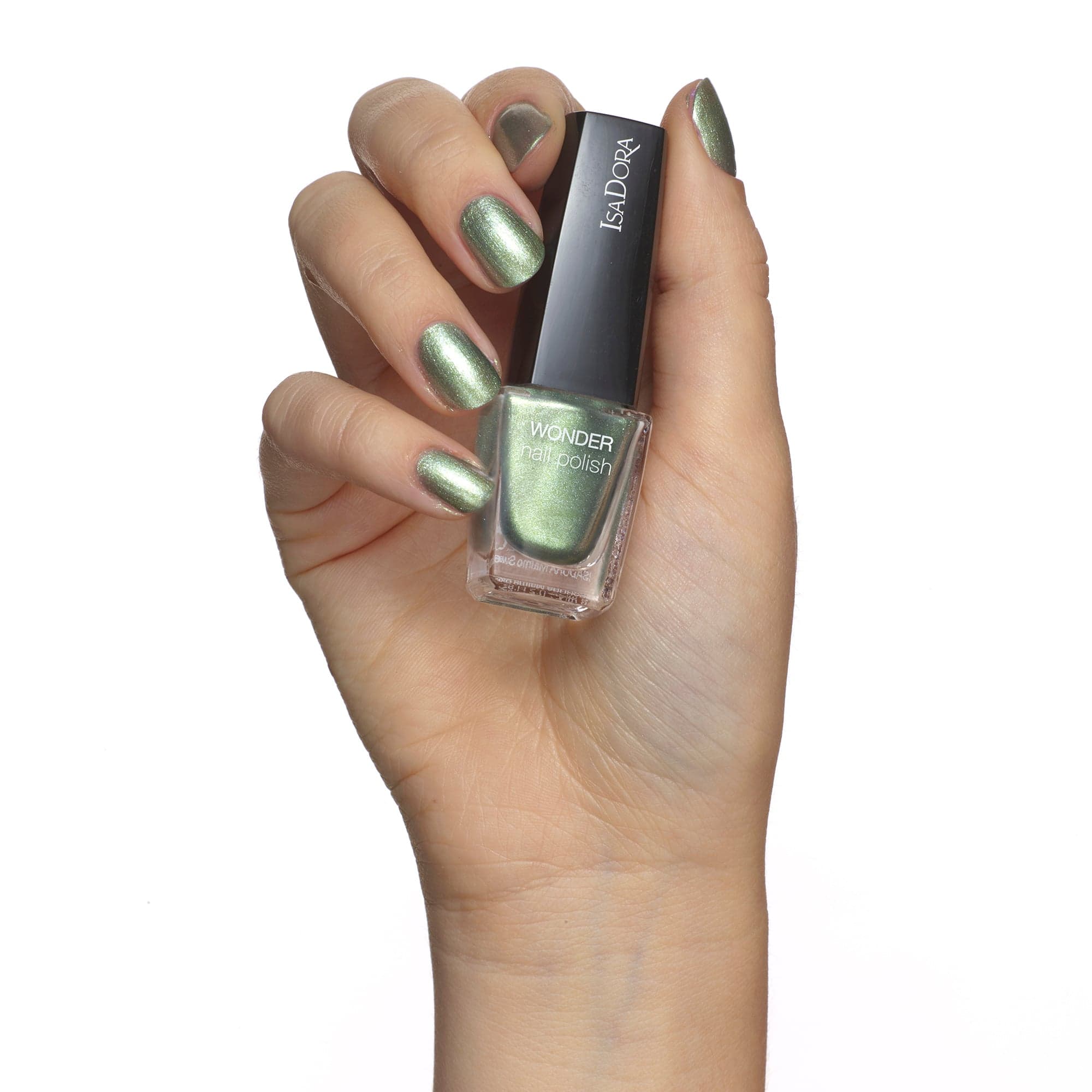IsaDora Wonder Nail Polish 272 Metallic Mint 6 ml - produktbild 3
