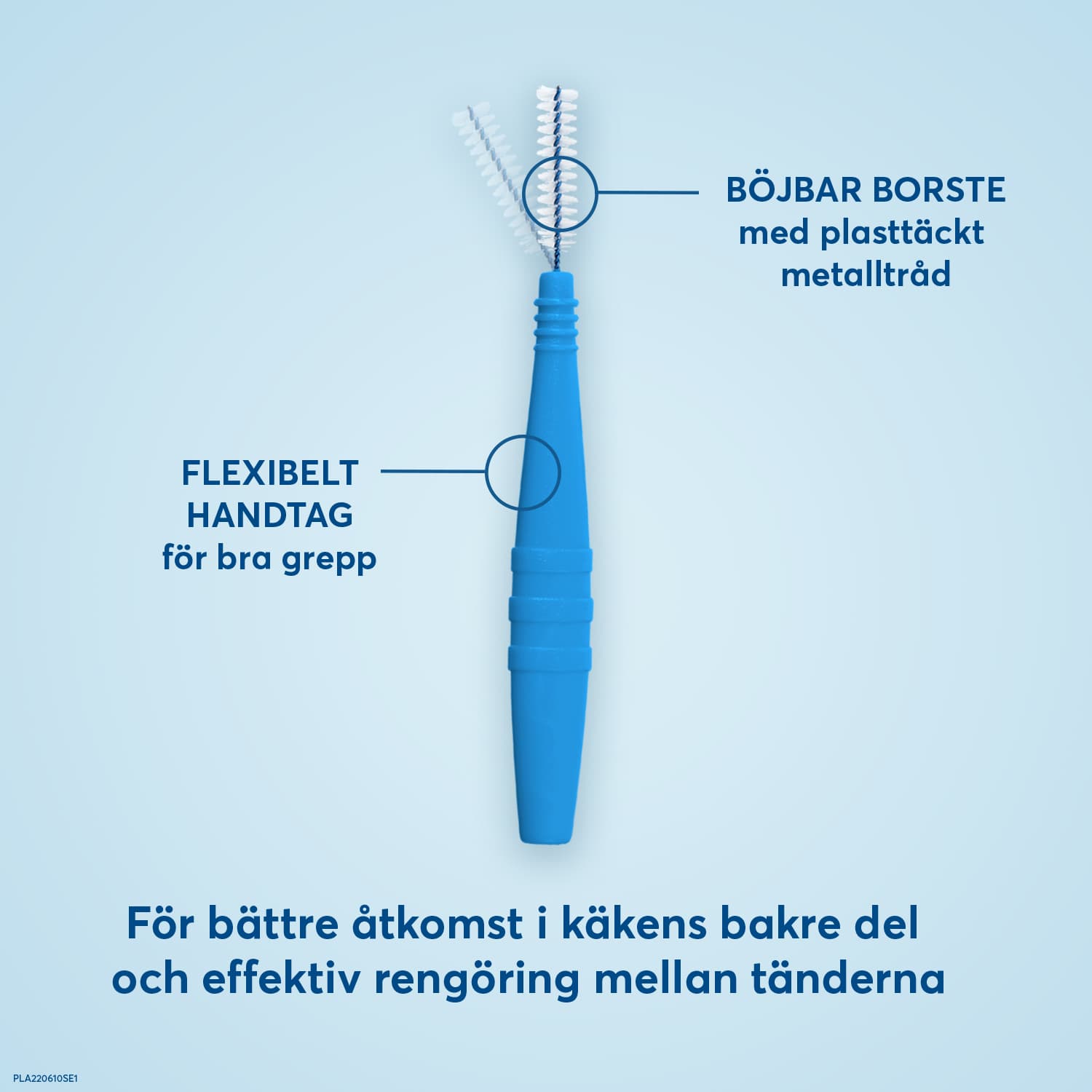 Plackers Dental Brush M 0,6 Mellanrumsborstar 24 st 2