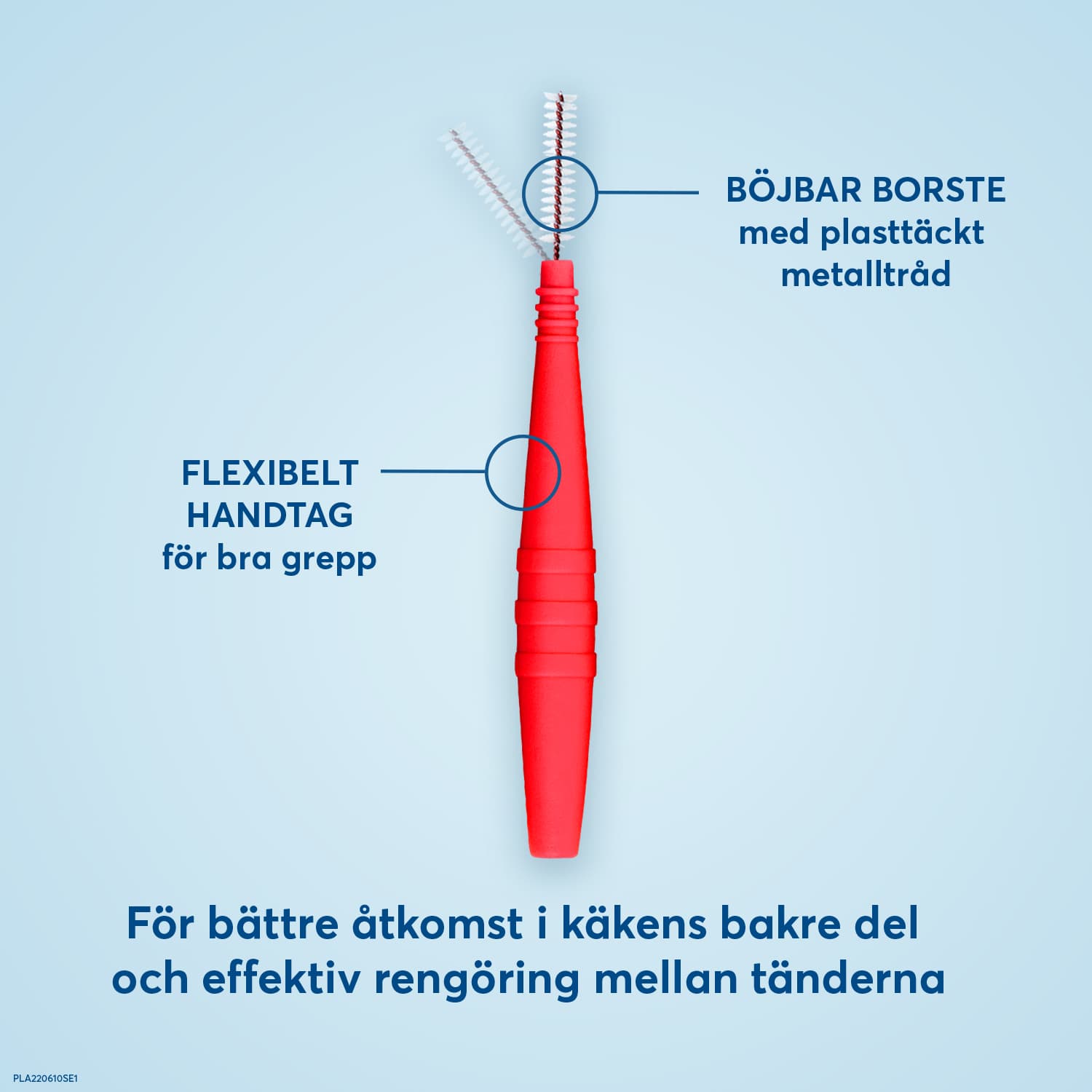 Plackers Dental Brush S 0,5 mm Mellanrumsborstar 24 st 2