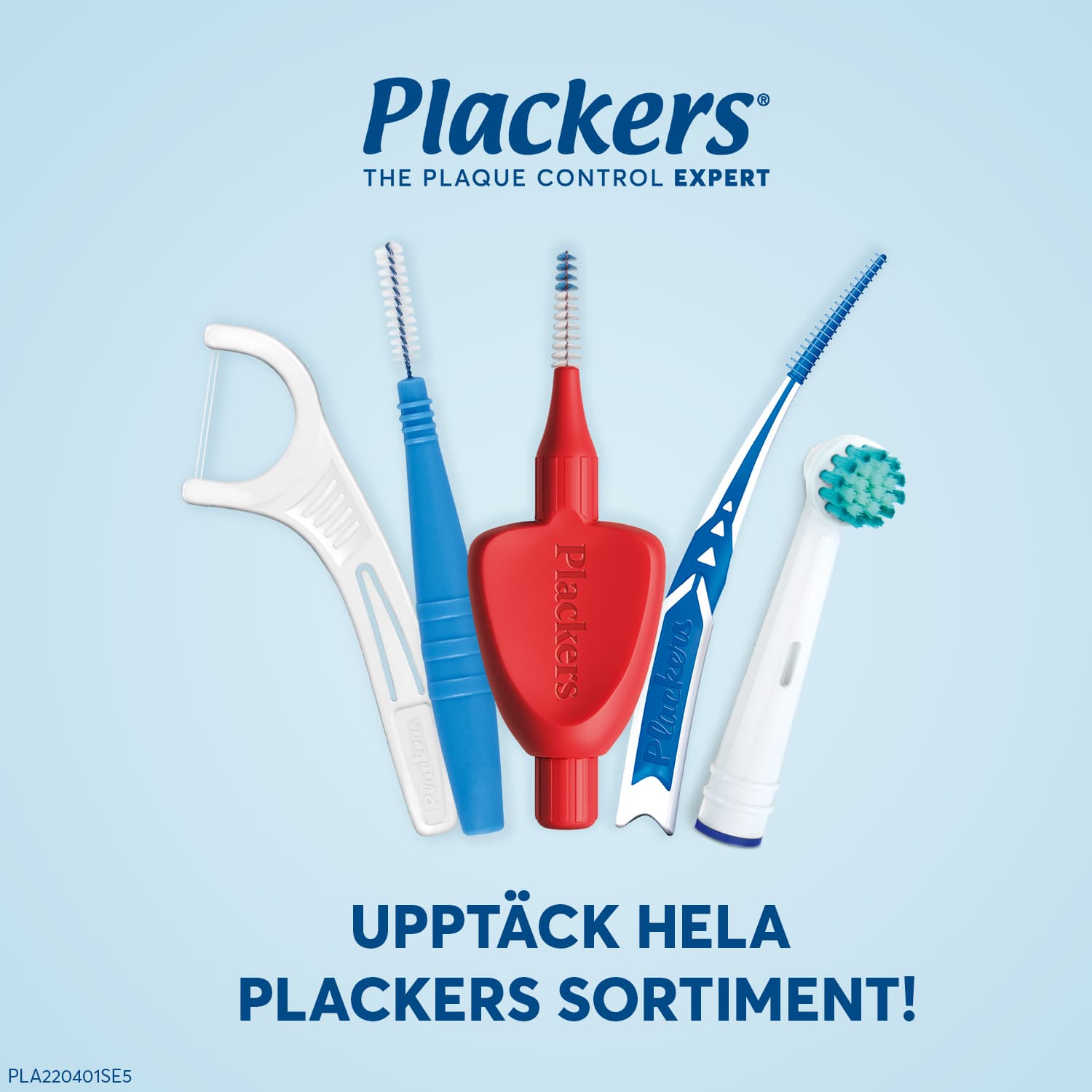 Plackers Dental Brush L 0,7 mm Mellanrumsborstar 24 st 5