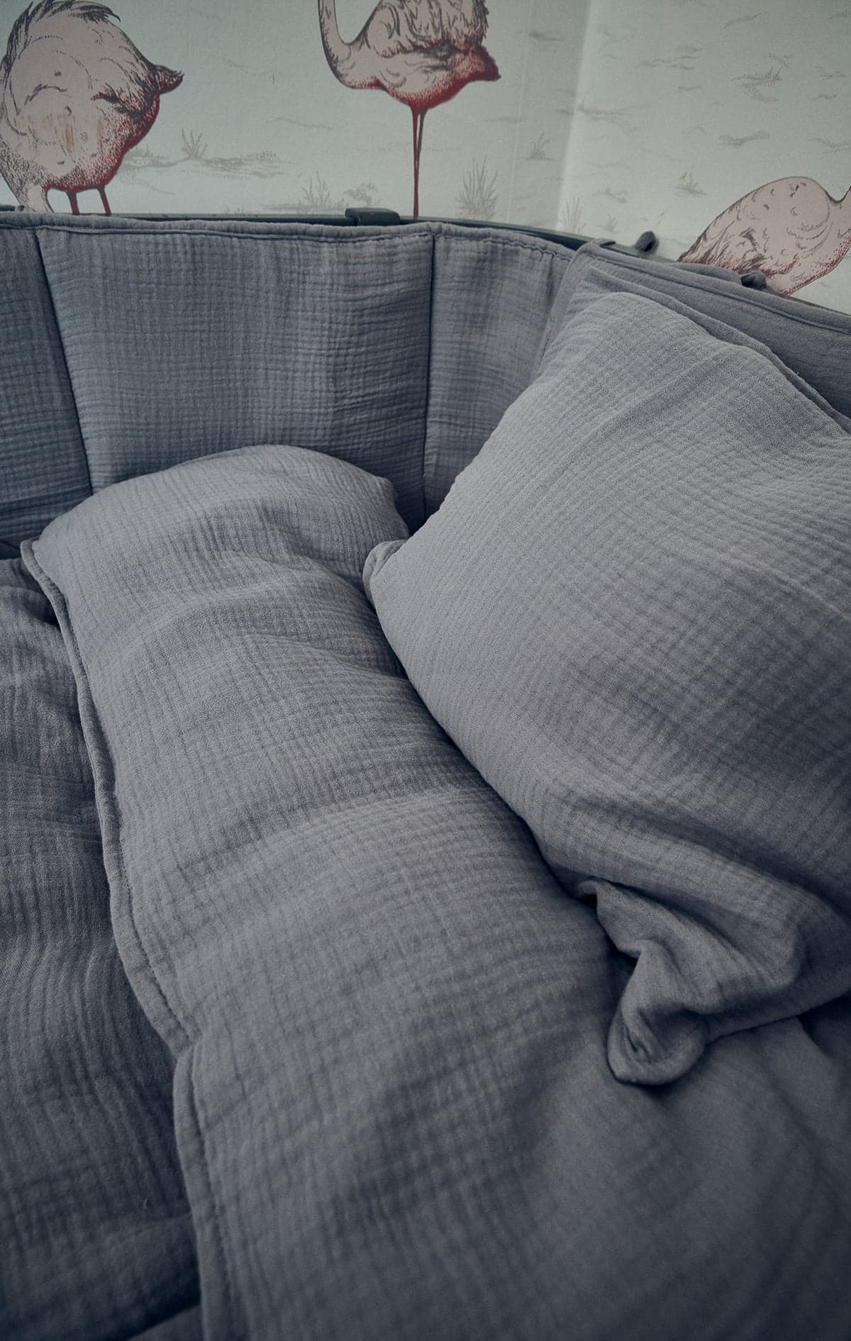 Najell Bäddset i Muslin Mercury Grey 2