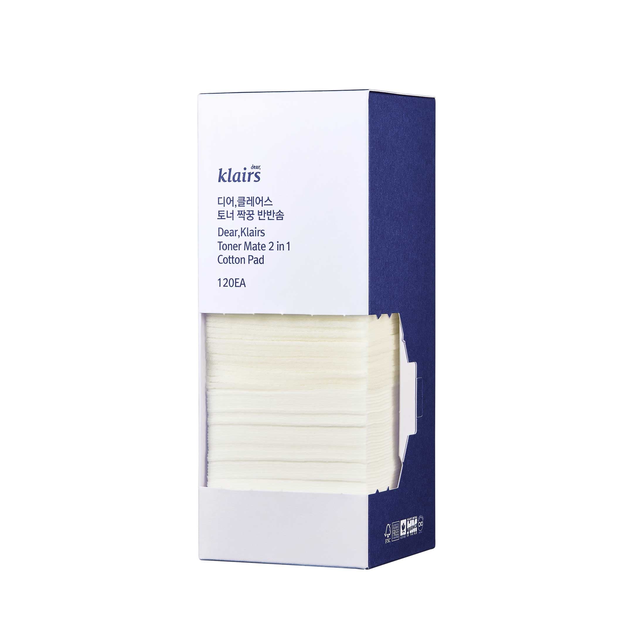 Klairs Toner Mate 2 in 1 Cotton Pad