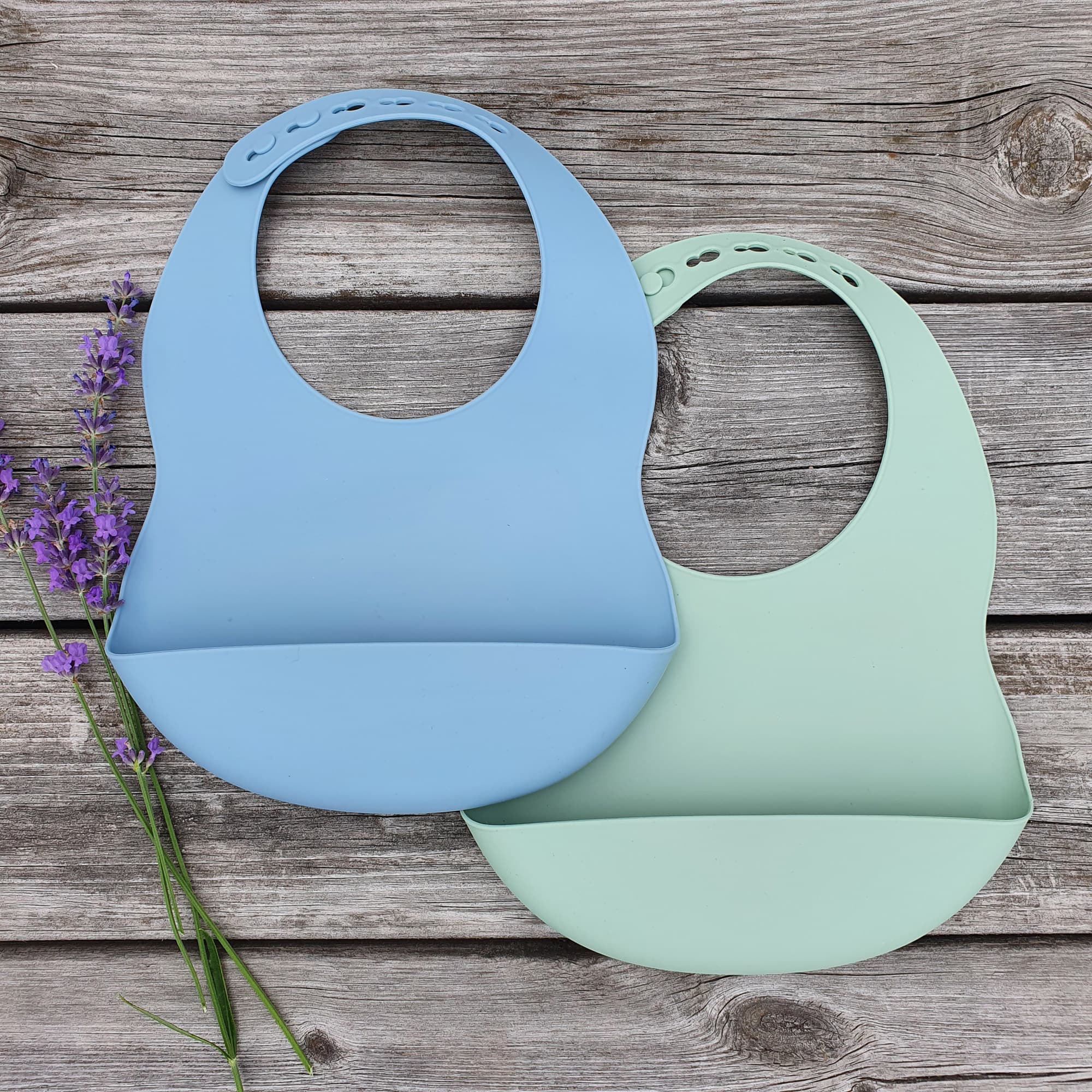 Summerville Haklapp silikon Blå Grön 2-pack 2