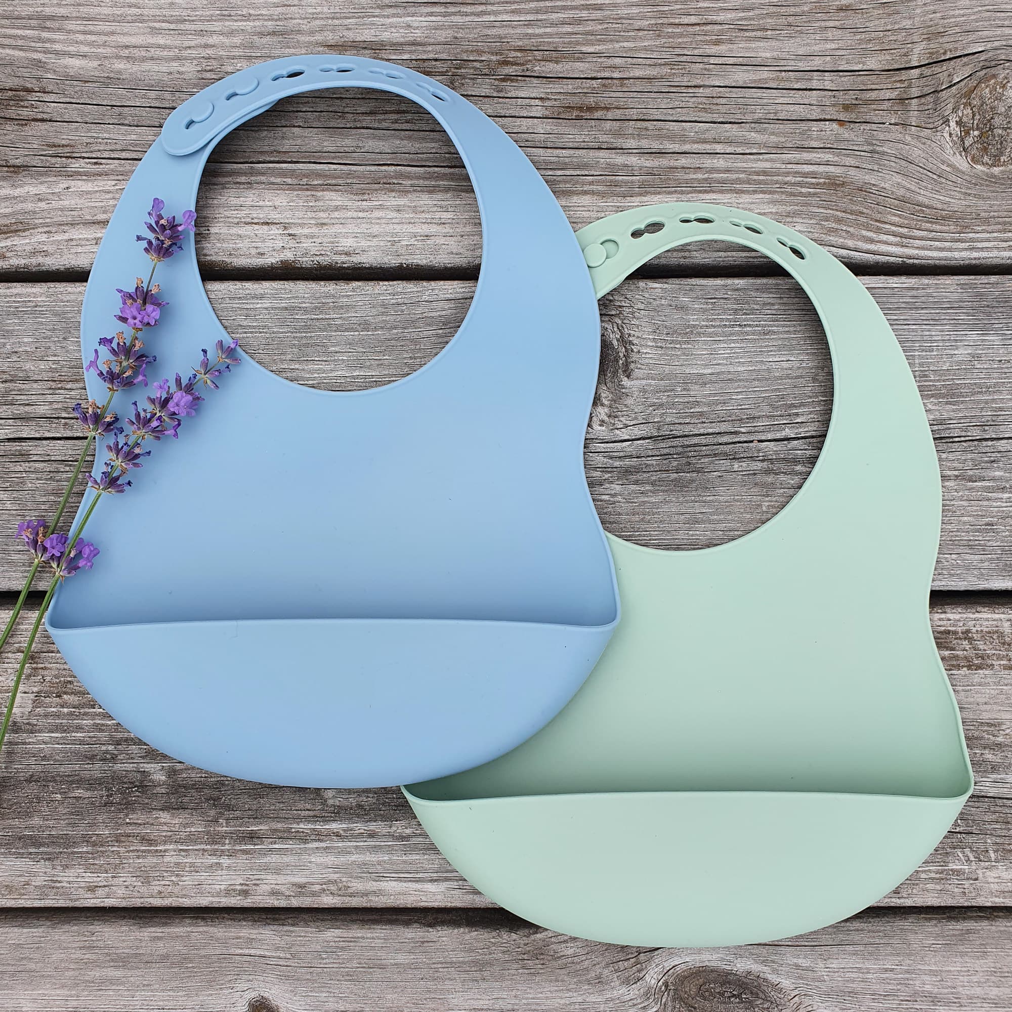 Summerville Haklapp silikon Blå Grön 2-pack 3