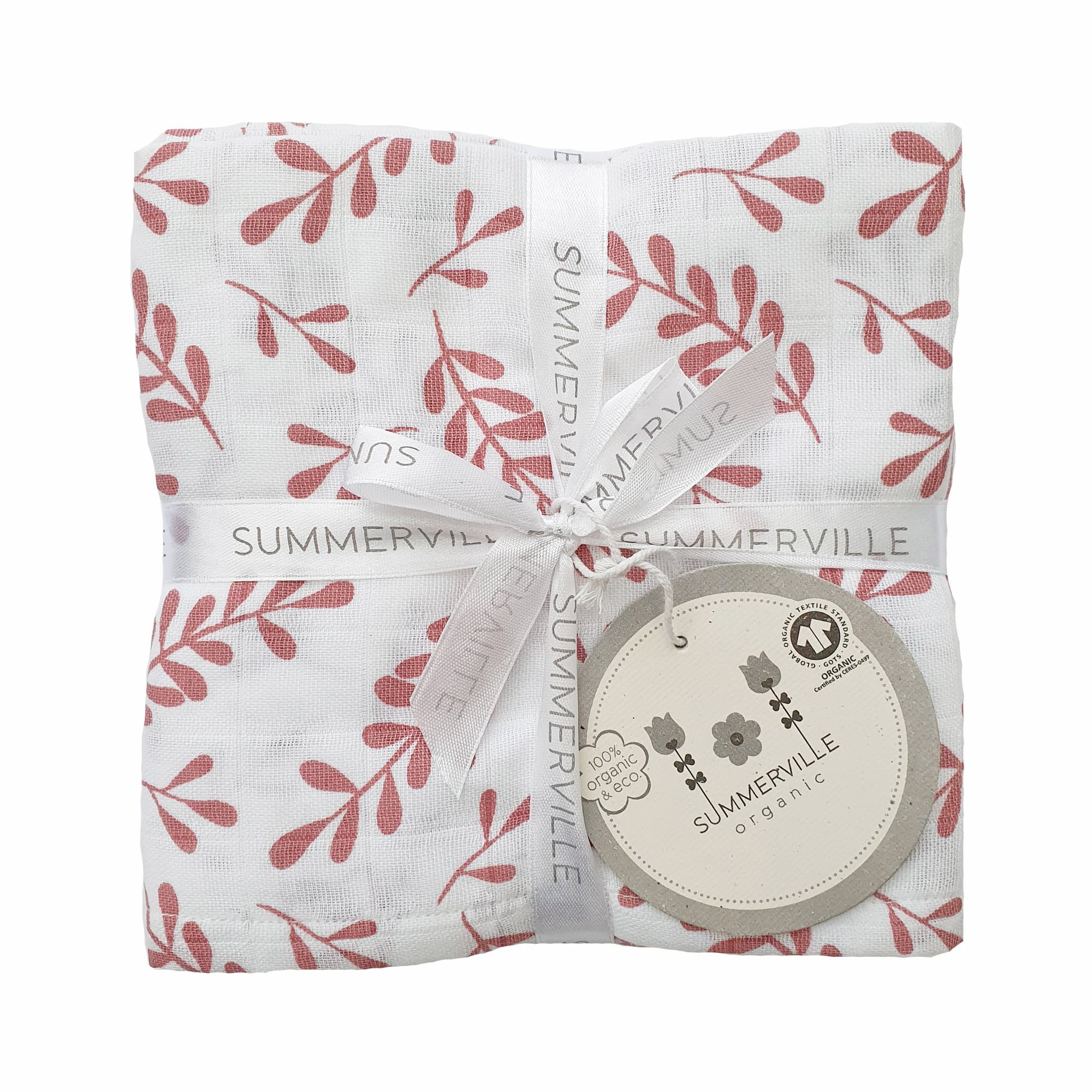 Summerville Muslin Floral Rose Eko 4-pack 4