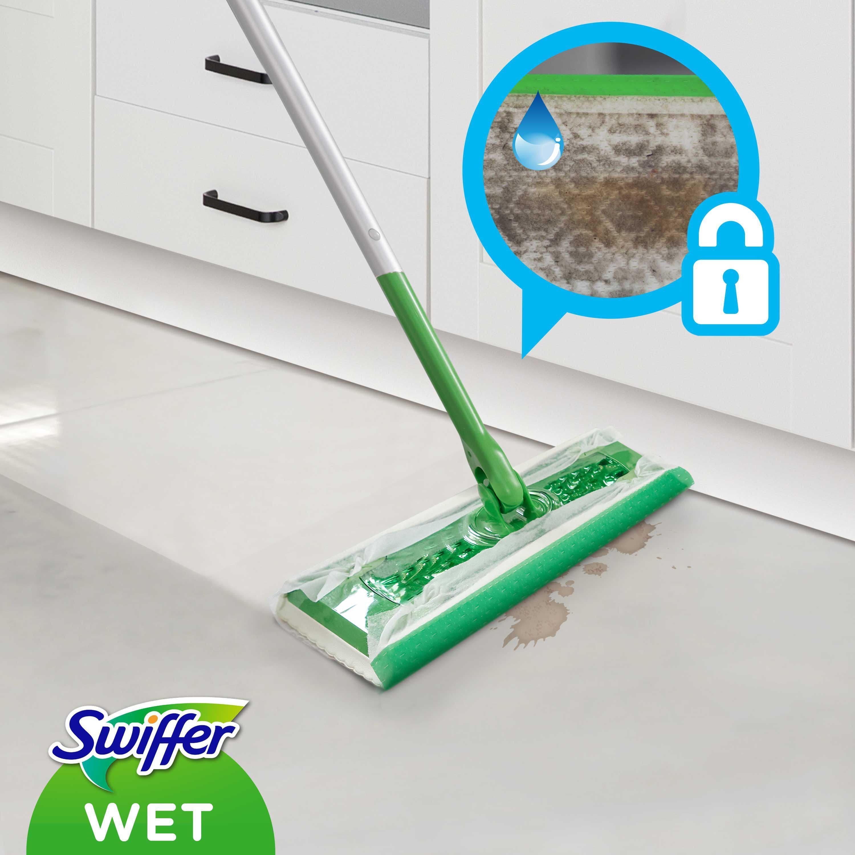 Swiffer Sweeper Fuktiga Refiller För Golv Med Lemon Doft x12 4