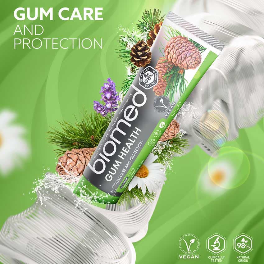 Biomed Gum Health Hydroxiapatit Tandkräm 100 g 2