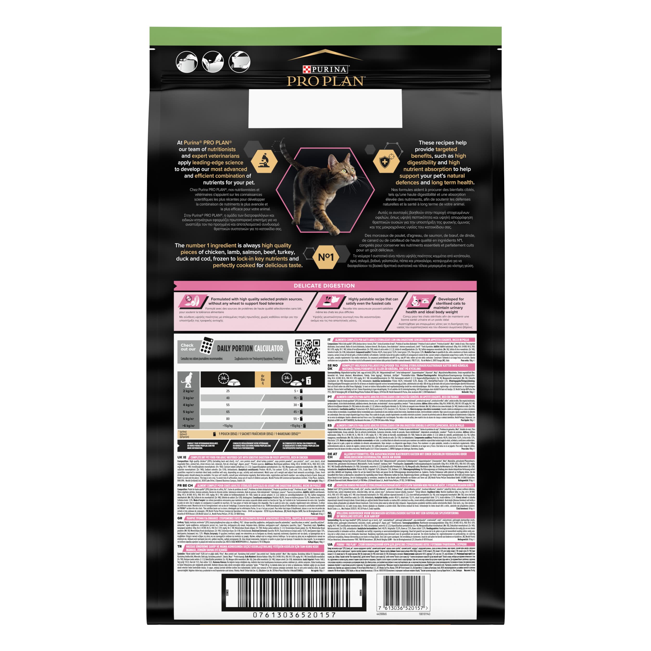 Purina Pro Plan Cat Sterilised Delicate Kyckling 10 kg 3