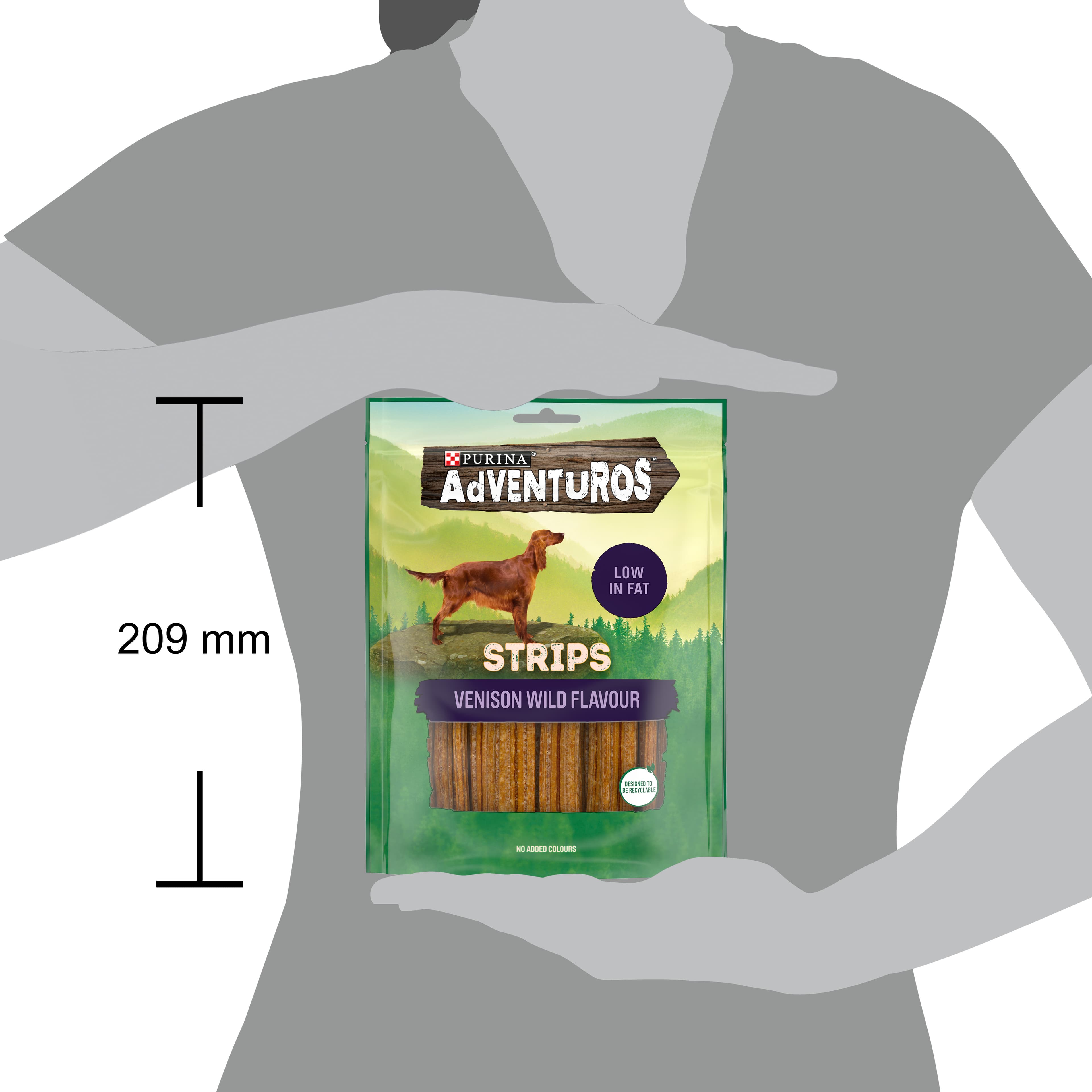 Purina AdVENTuROS Strips Venison 90 g 2