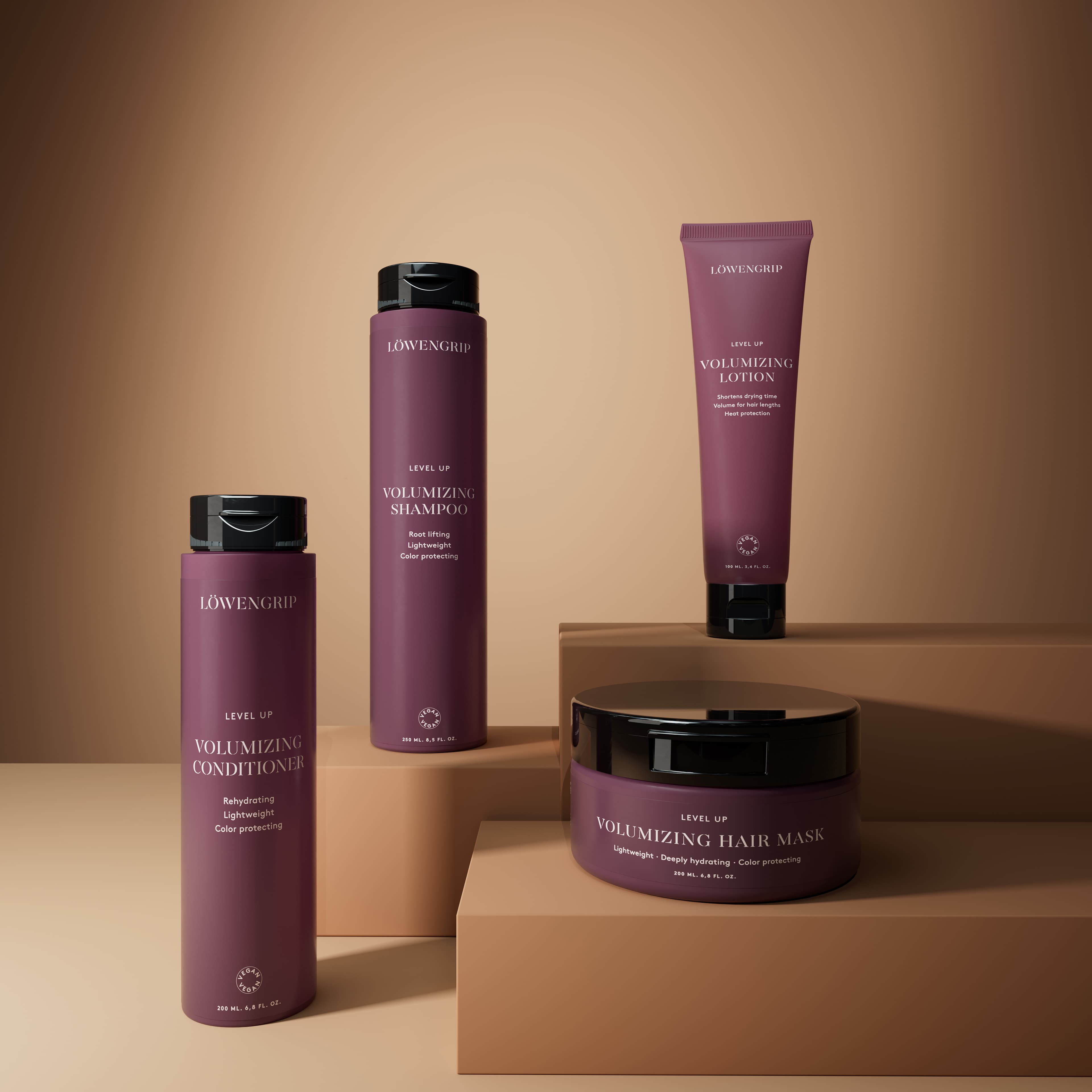 Löwengrip Level Up Volumizing Schampo 250 ml - produktbild 5