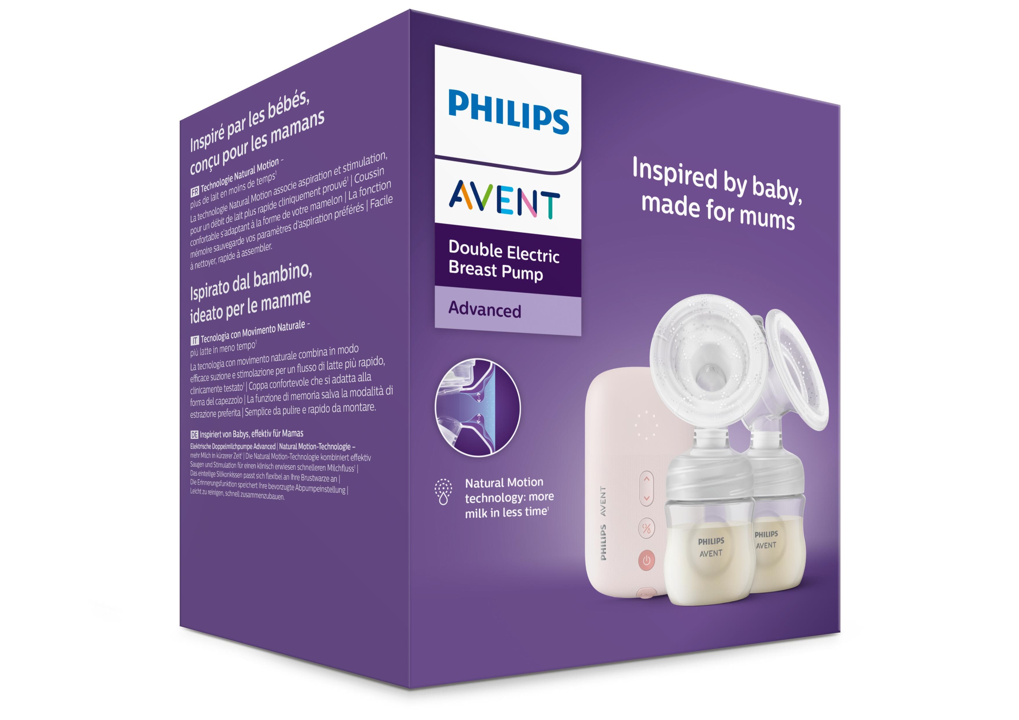 Philips Avent Natural Motion Elektrisk Bröstpump Dubbel - produktbild 3