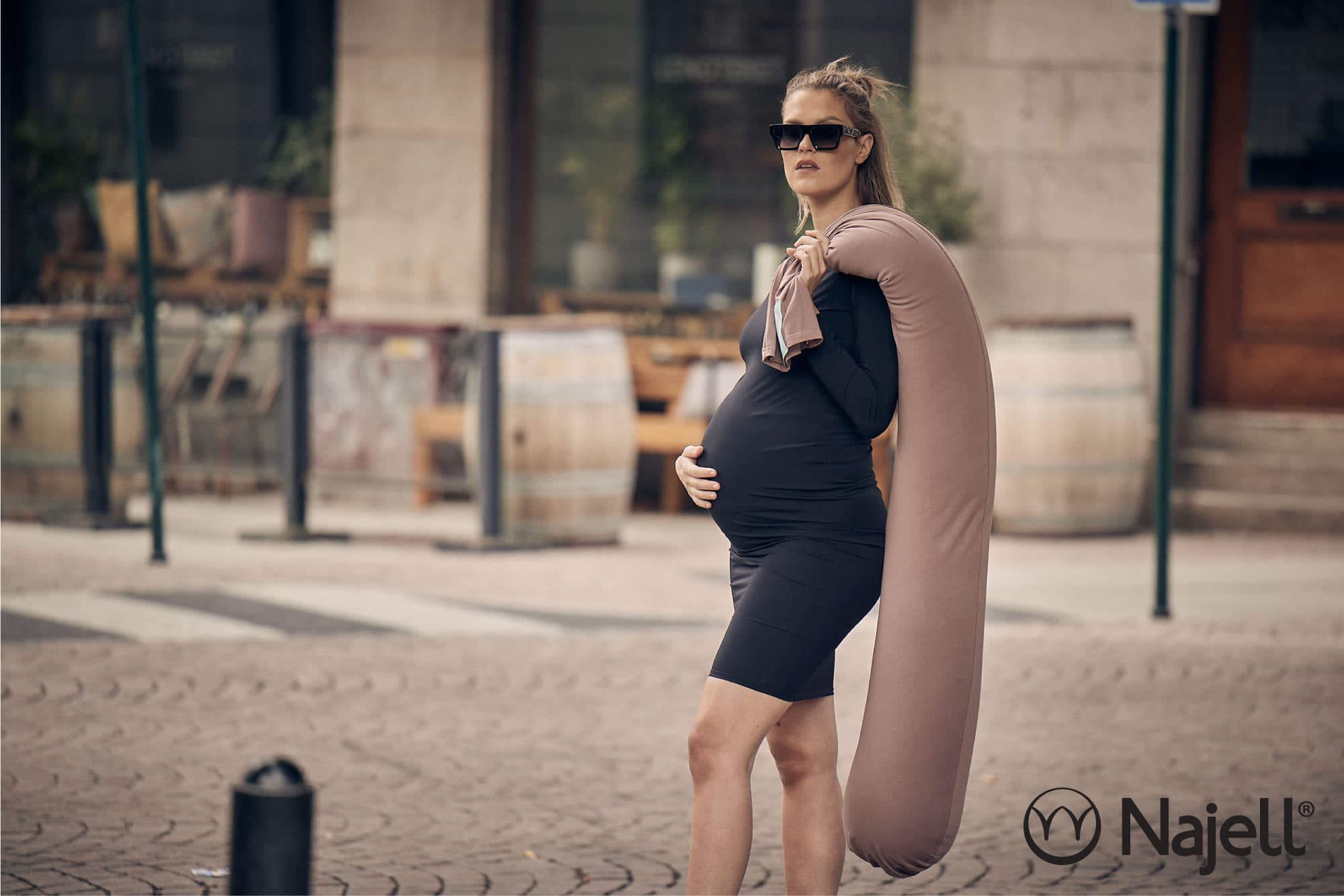 Najell Pregnancy Pillow Terracotta Rouge 2