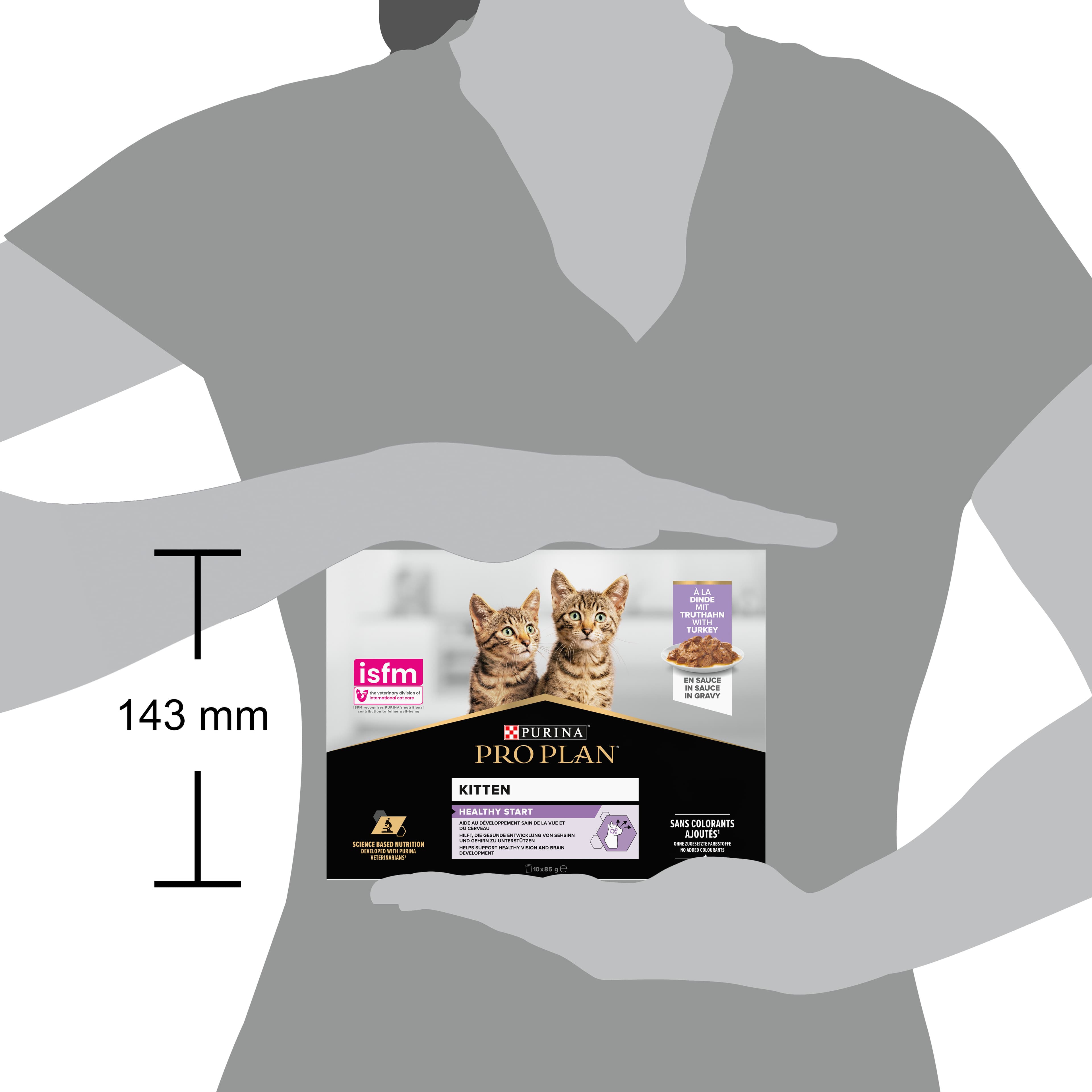 Purina Pro Plan Kitten Healthy Start med kalkon i sås 850 g 2