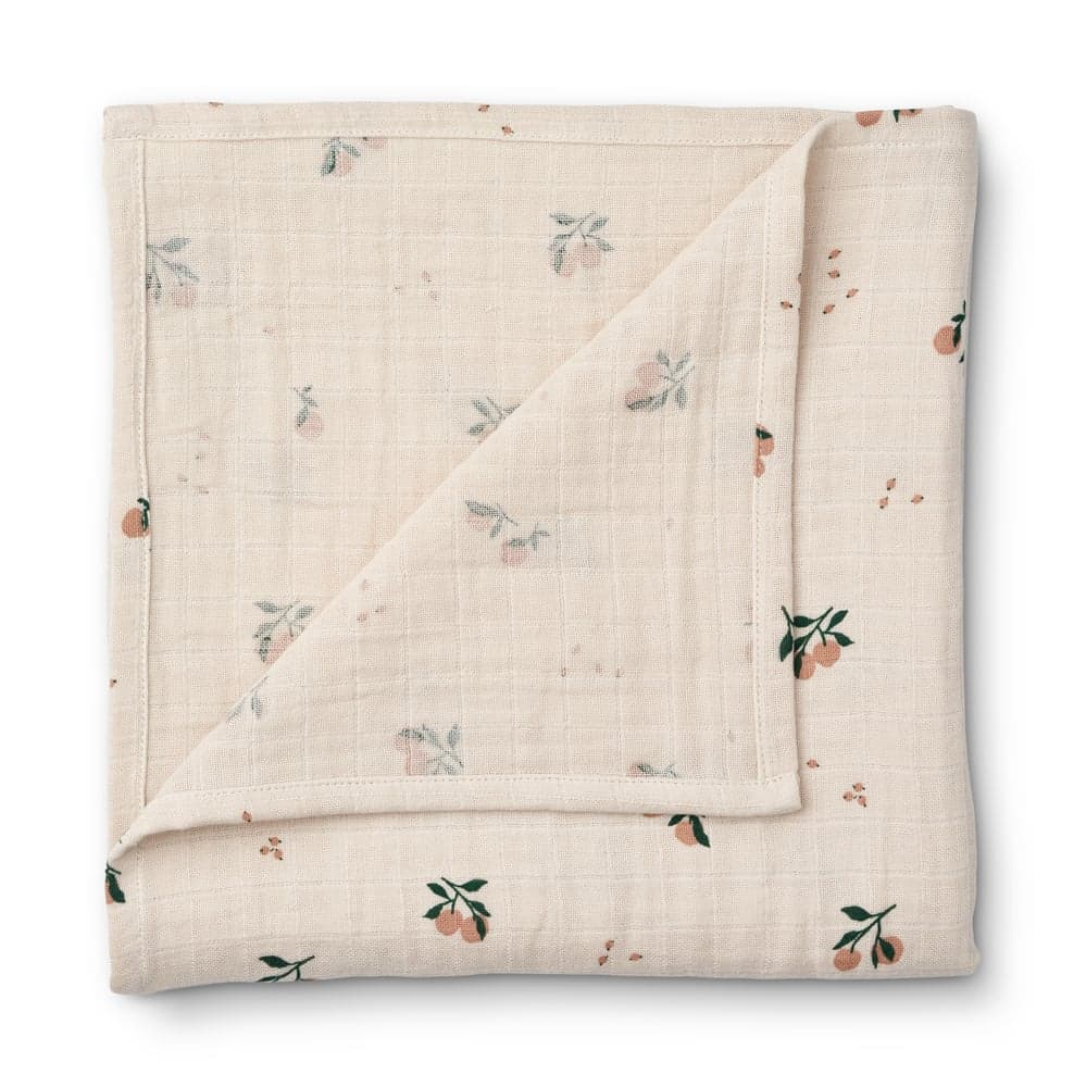 LIEWOOD Ben Muslinfilt Peach Sea Shell Mix 110x110cm - produktbild 2