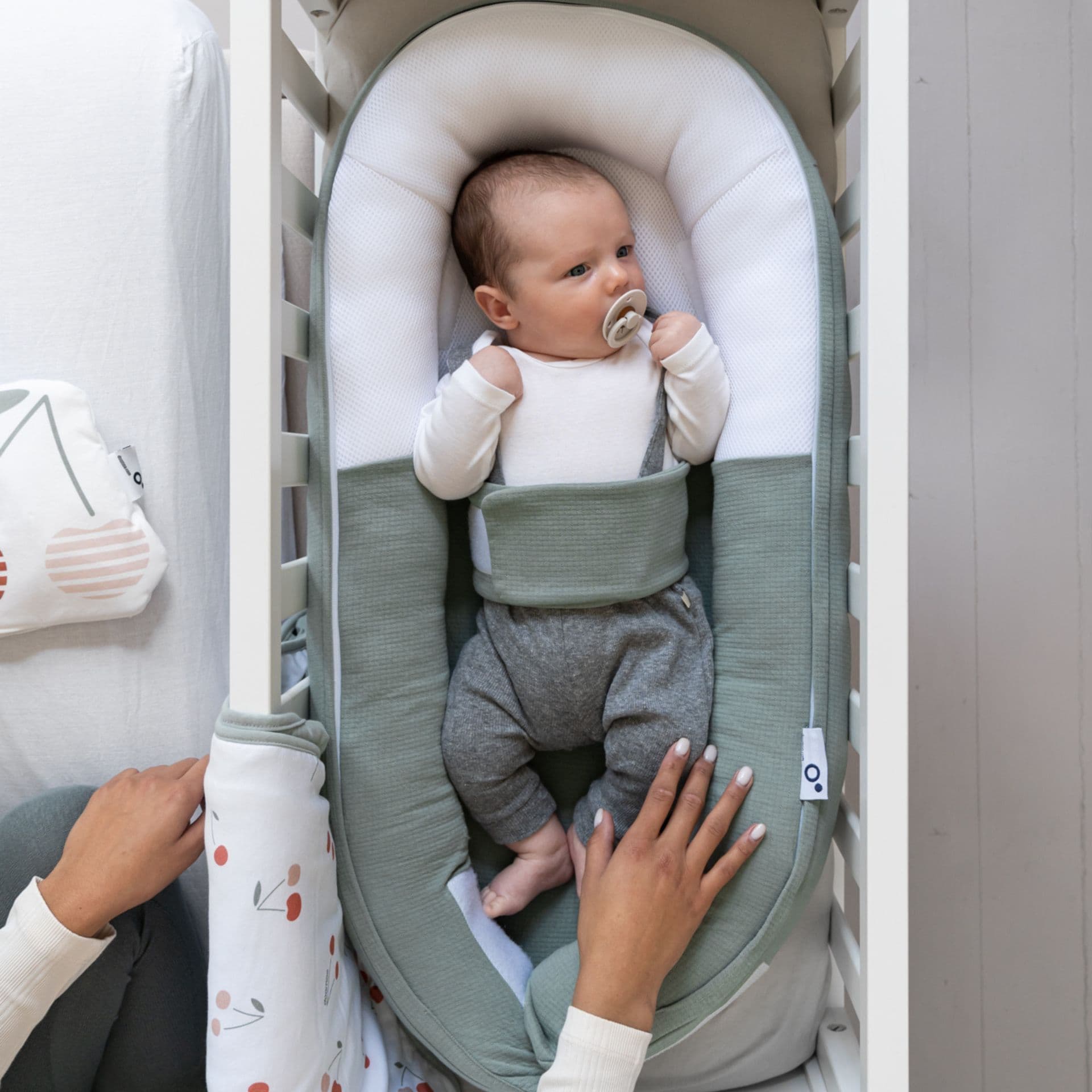 Doomoo Babybädd Quilt Khaki 4
