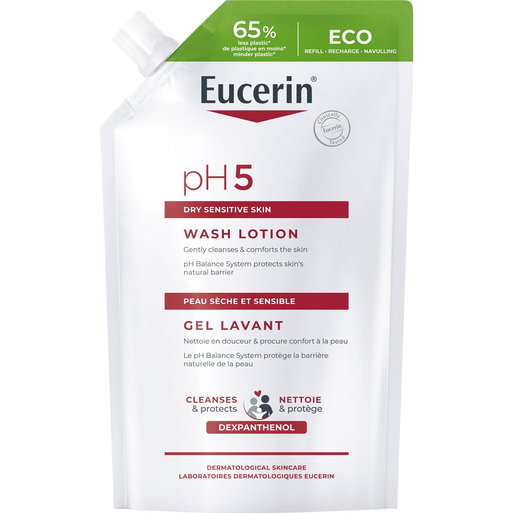 Eucerin pH5 Washlotion Parfymerad refill 400 ml