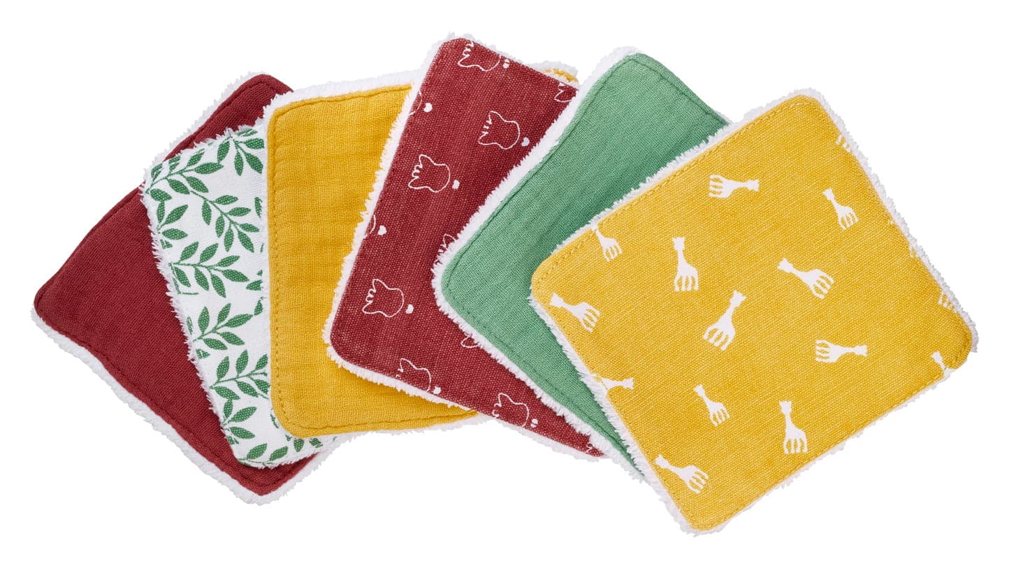 Sophie la Girafe Tvättbara Wipes 6-pack 4