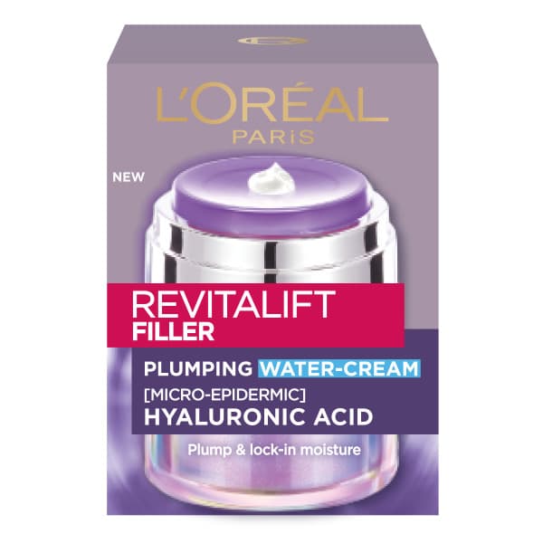 L'Oréal Paris Revitalift Filler Replumpling Water Cream 50 ml - produktbild 2