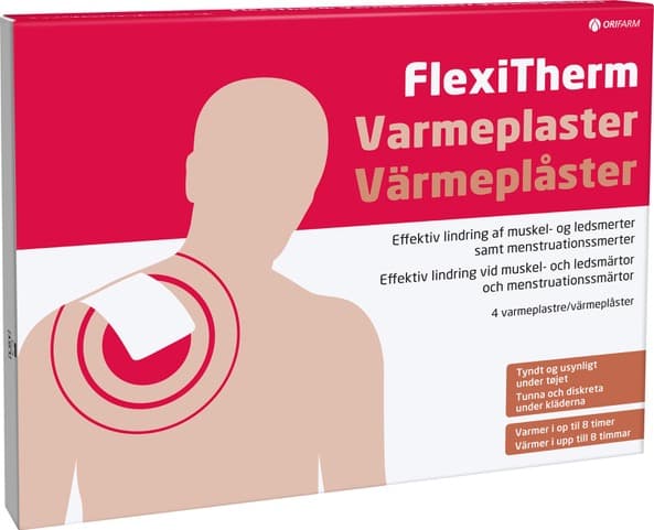 Orifarm FlexiTherm Värmeplåster 4 st 2