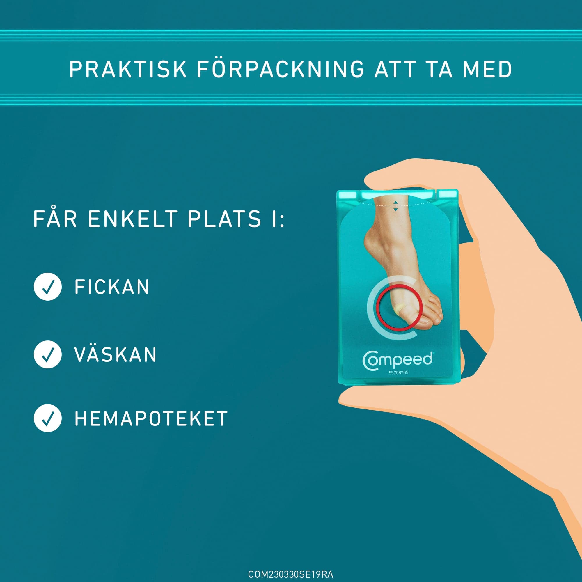 Compeed Skavsårsplåster Small 6 st - produktbild 3