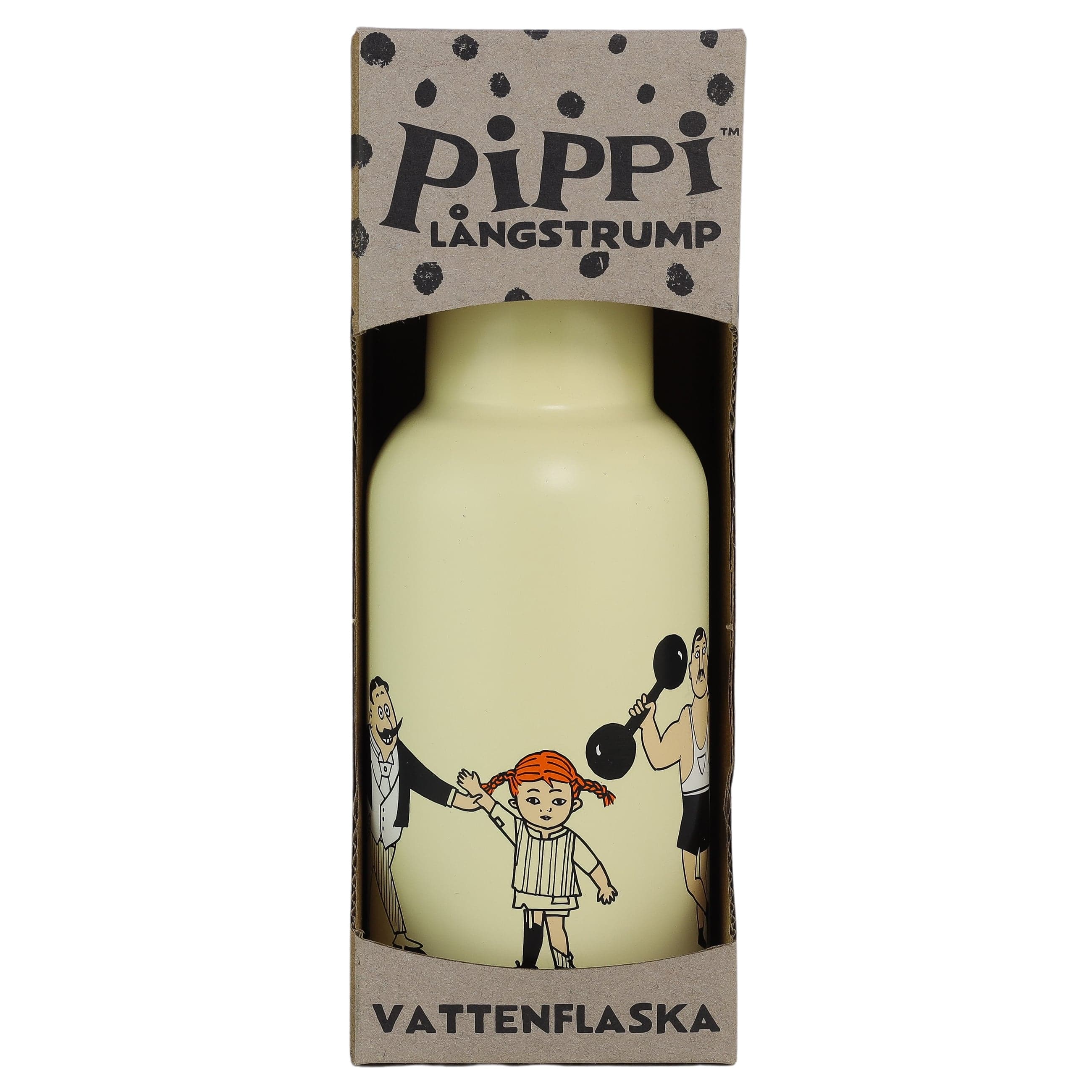 Rätt Start Pippi Cirkus Vattenflaska Gul 340 ml - produktbild 2
