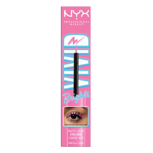 NYX Professional Makeup Vivid Bright Liquid Liner Dont Pink Twice 08 2 ml - produktbild 3