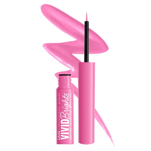 NYX Professional Makeup Vivid Bright Liquid Liner Dont Pink Twice 08 2 ml - produktbild 4