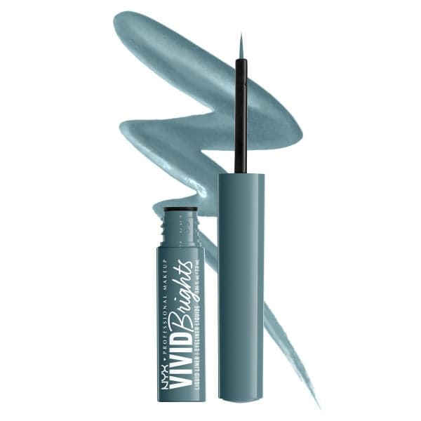 NYX Professional Makeup Vivid Bright Liquid Liner 01 Cyan Simp 2 ml - produktbild 3