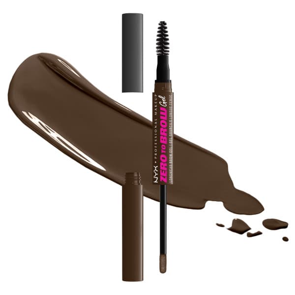 NYX Professional Makeup Zero To Brow Longwear Brow Gel 07 Espresso 2