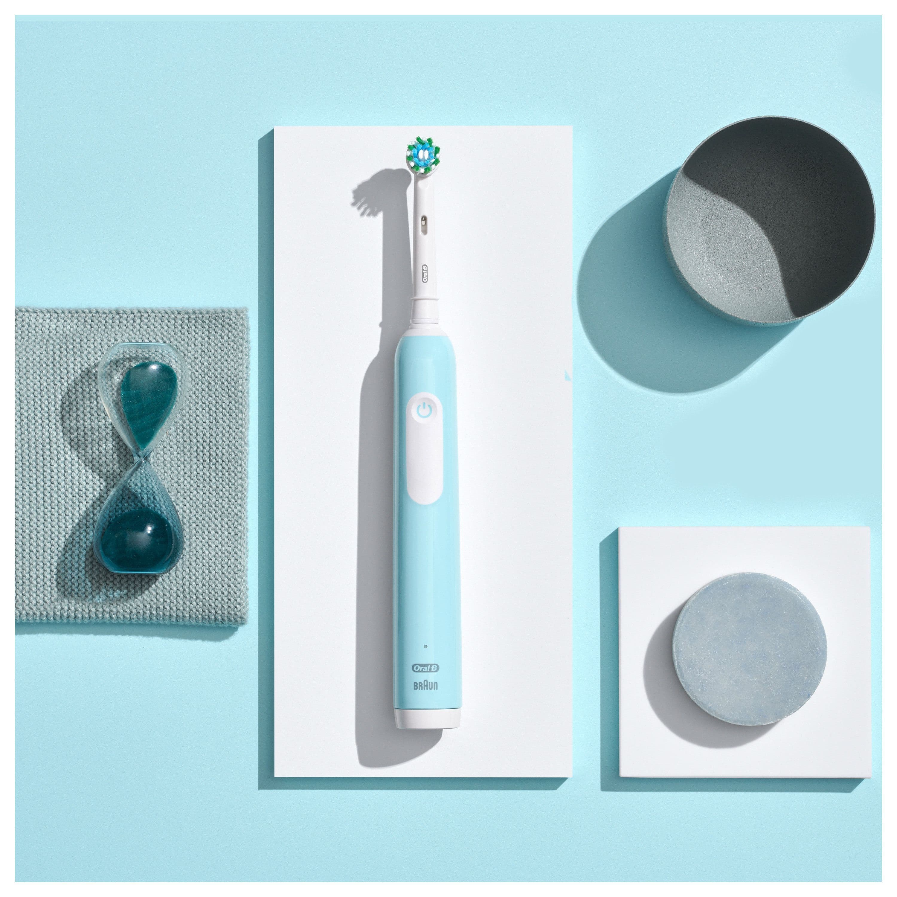 Oral-B Pro S1 Duopack Blå och Svart Eltandborstar 2 Tandborsthuvuden Designed by Braun 3