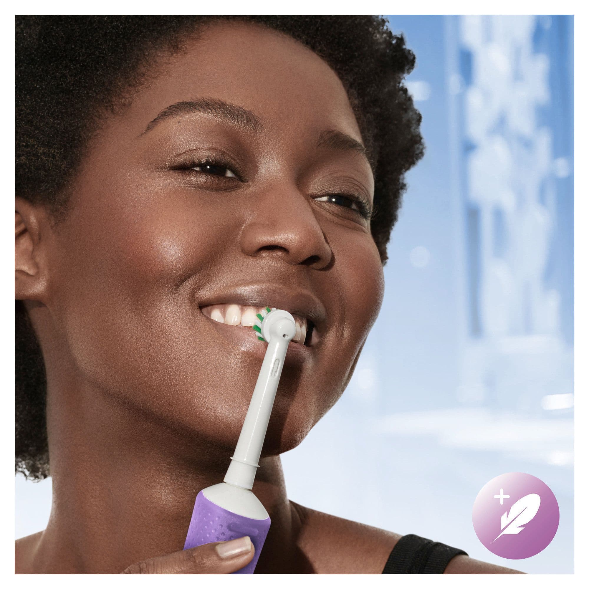 Oral-B Vitality Pro Lila Eltandborste Designed by Braun 3