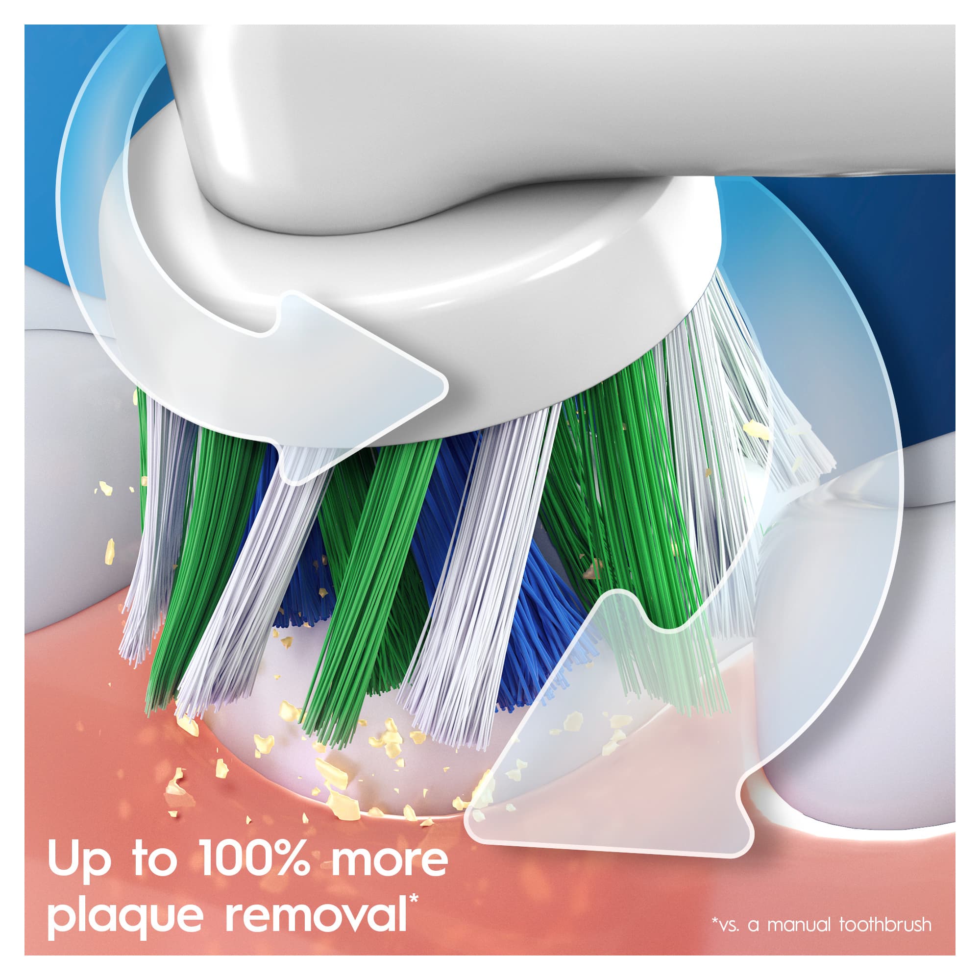 Oral-B Vitality Pro Lila Eltandborste Designed by Braun 4