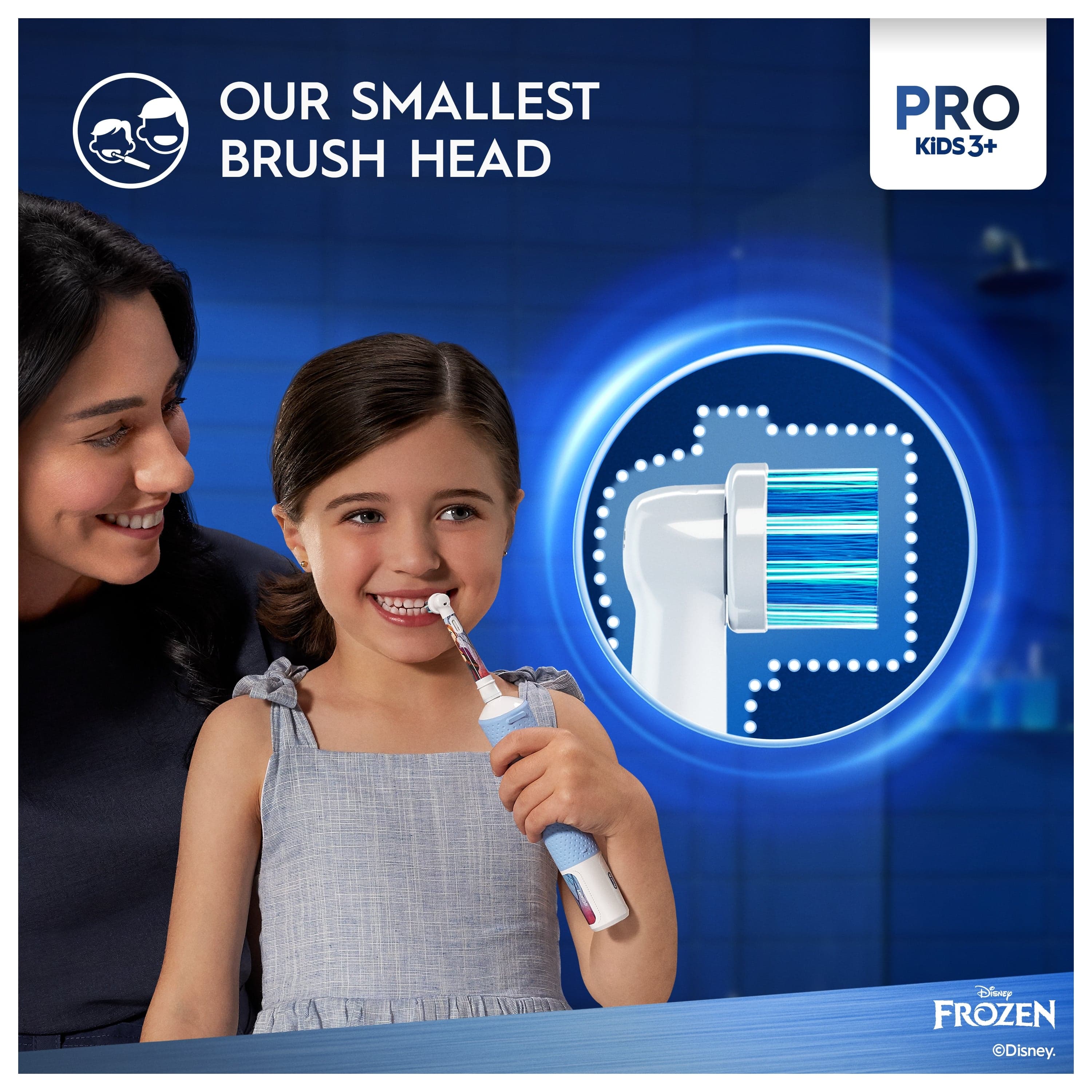 Oral-B Pro Kids Frost Eltandborste med Resefordal för Barn Designed By Braun - produktbild 4