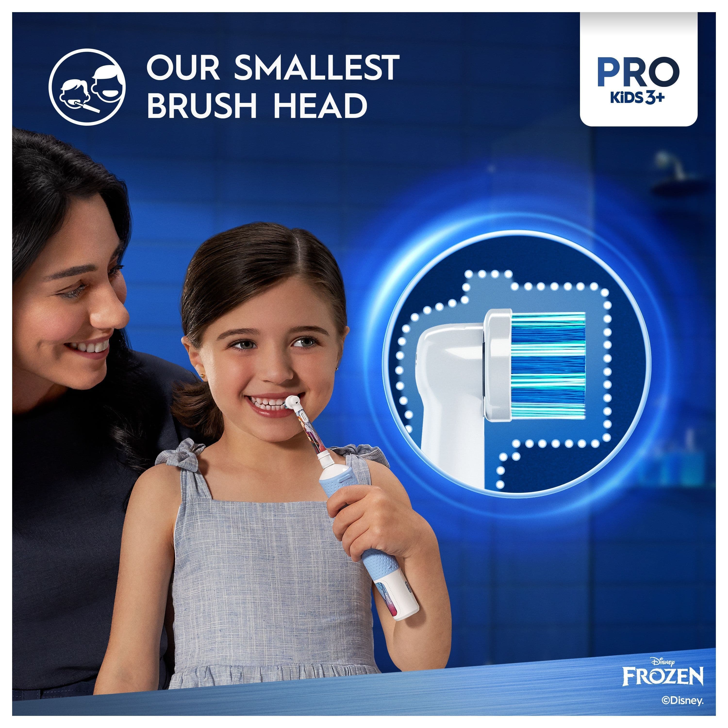 Oral-B Pro Kids Frozen Eltandborste för Barn Designed By Braun - produktbild 4