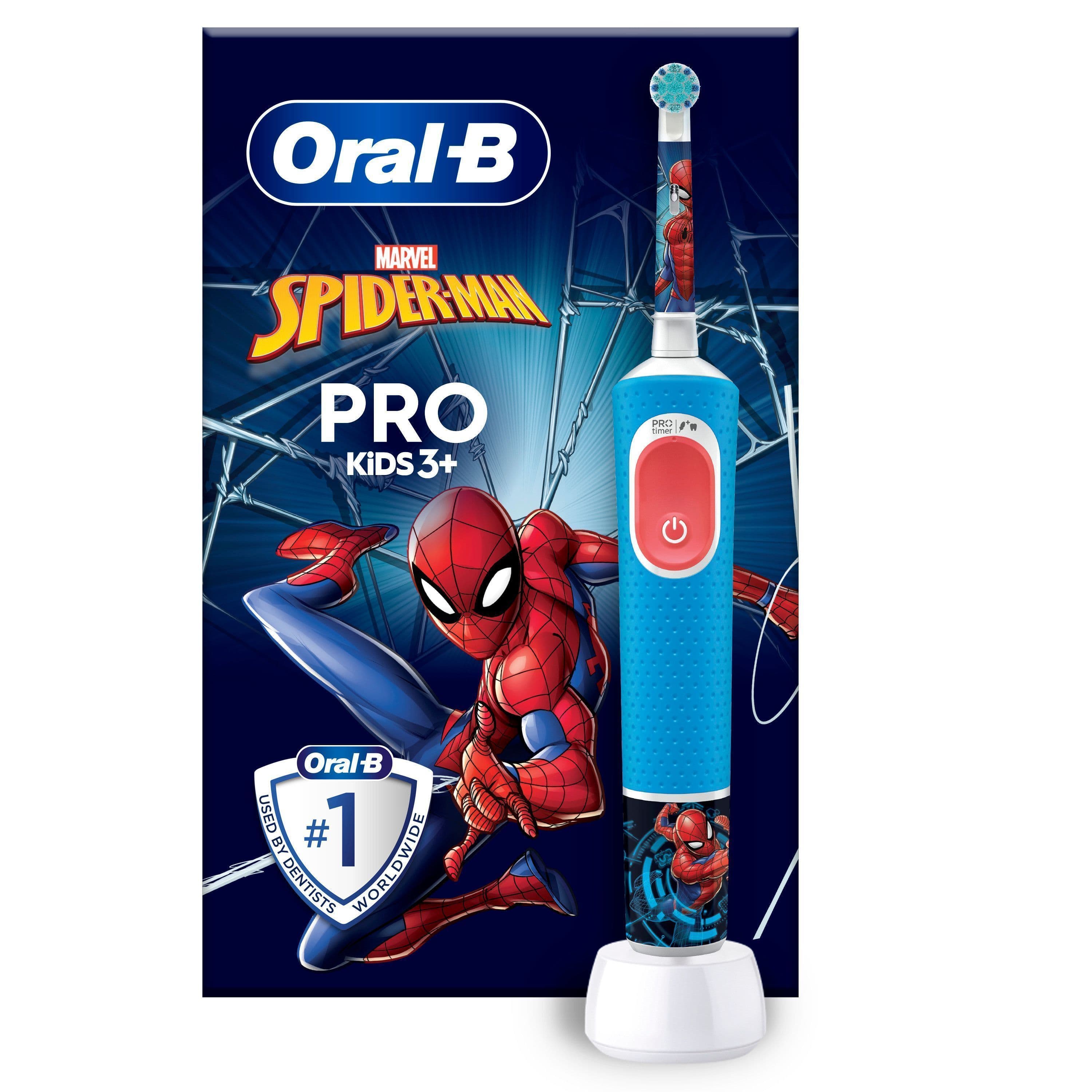 Oral-B Pro Kids Spider-Man Eltandborste för Barn Från 3 år