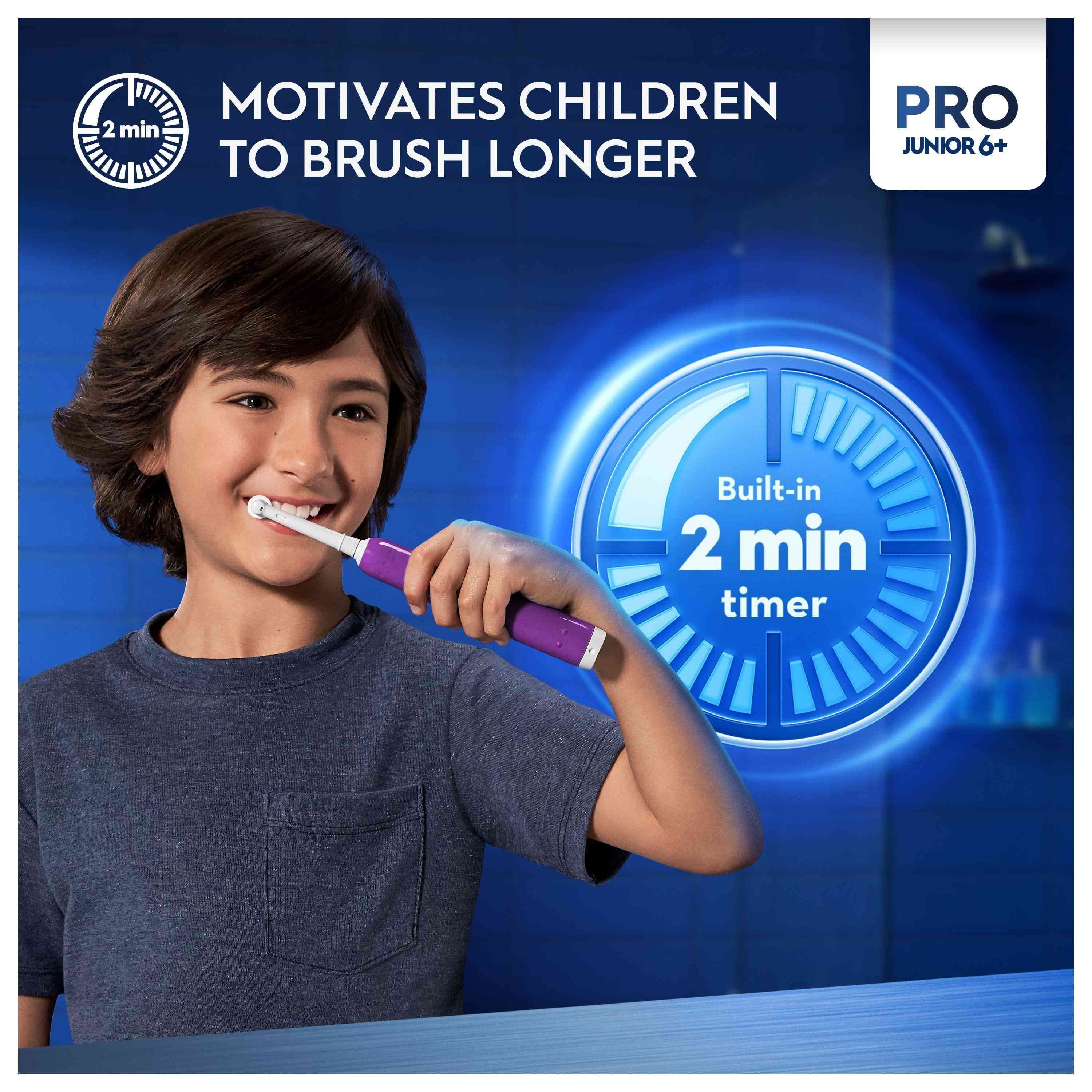 Oral-B Junior Lila Eltandborste från 6 år 2
