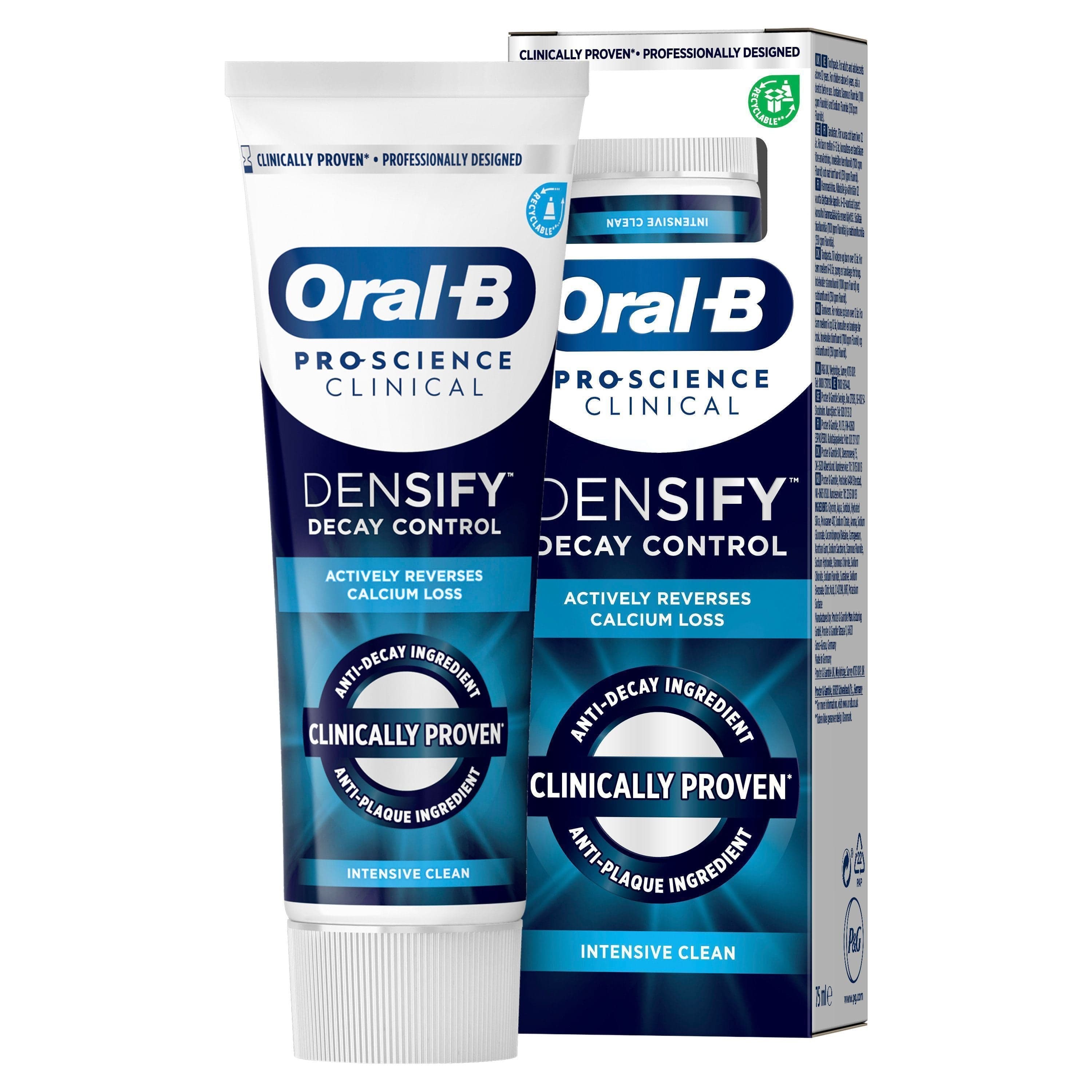 Oral-B Pro-Science Clinical Densify Decay Control Tandkräm 75 ml