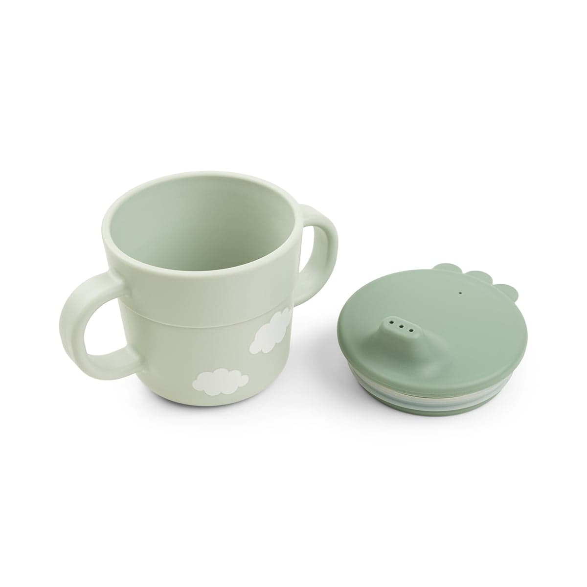 Done by Deer Foodie First Meal Set Happy Clouds Green - produktbild 2