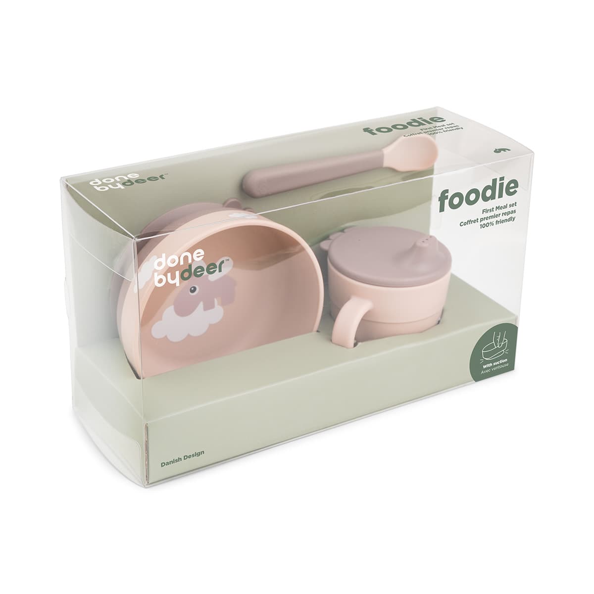 Done by Deer Foodie First Meal Set Happy Clouds Powder - produktbild 5
